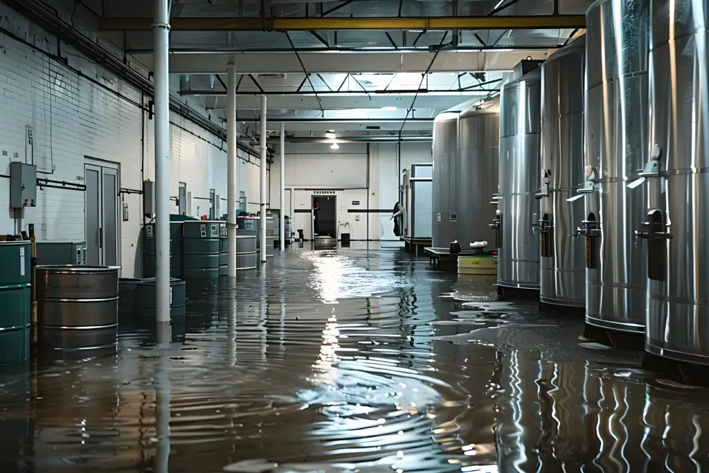 commercial industrial water damage restoration